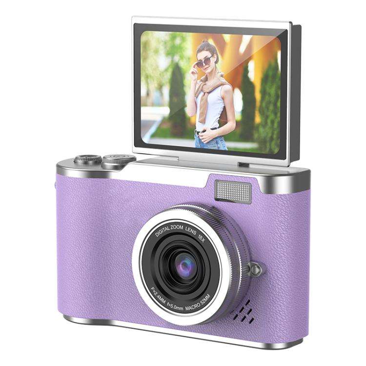 LK007 2.4 inch HD CCD Camera Retro Kids Camera(Purple)
