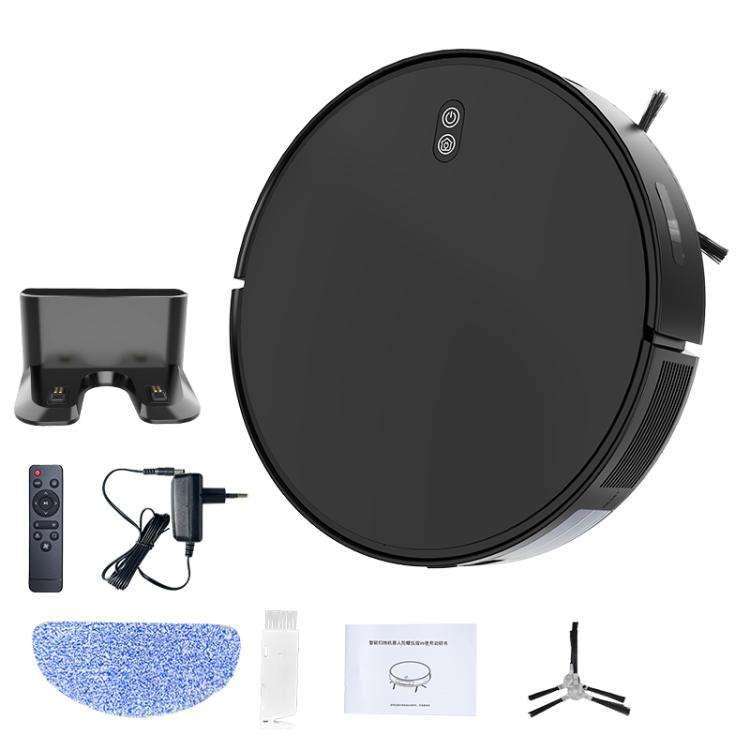 V6 Sweeping Mopping Suction 3 in 1 Automatic Charging Sweeping Robot(Black)