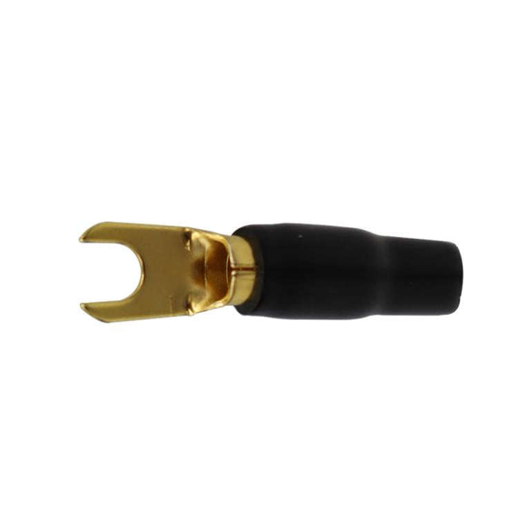 10 Pairs / Set 8GA Car Audio Modification Brass Terminal Crimp(Fork + Round)