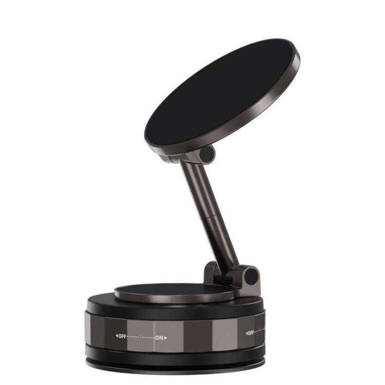 CCT30-2F Rotating Vacuum Adsorption Magnetic Car Phone Holder(Black)