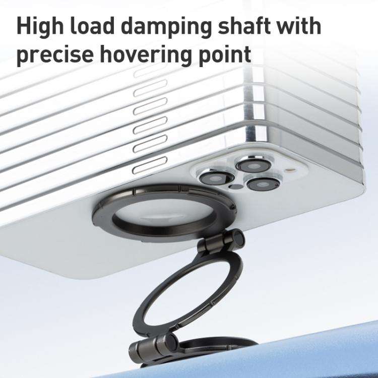 G222 Three-axis Folding MagSafe Magnetic Car Phone Holder(Silver)