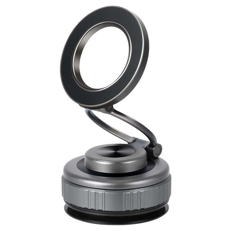 G512 Three-axis Folding Vacuum Adsorption Magnetic Car Phone Holder(Gun Metal)