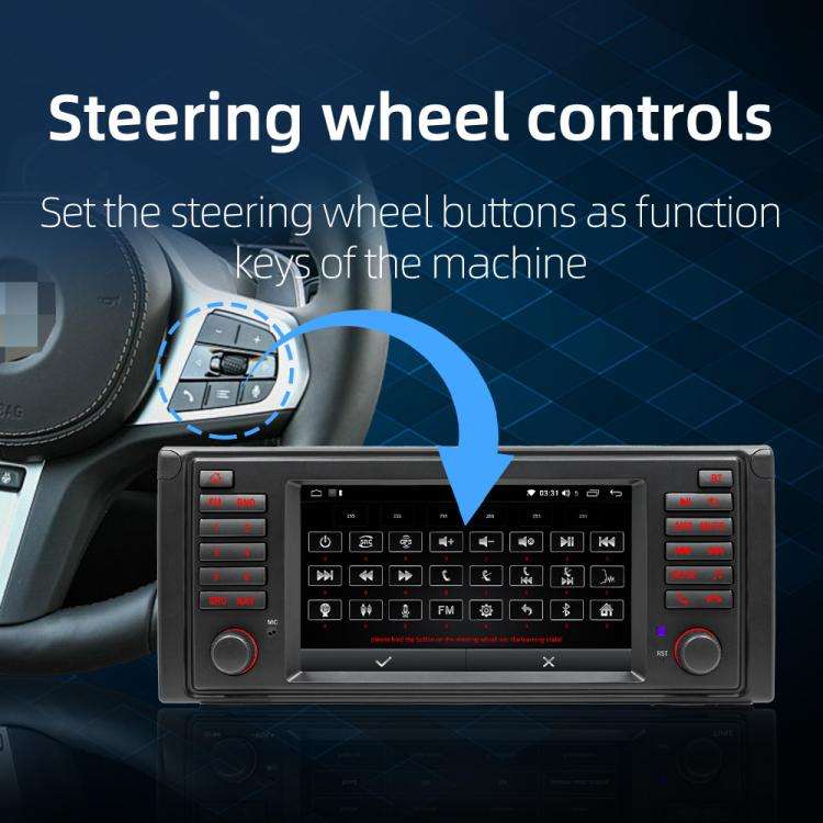 For BMW E53 1996-2007 YT-004 Android13 7 inch HD Screen Car GPS Navigation Reversing Image Integr...