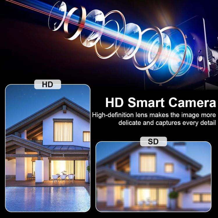 W02 HD Magnetic WiFi Smart Mini Camera Supports Motion Detection Infrared Night(Black)