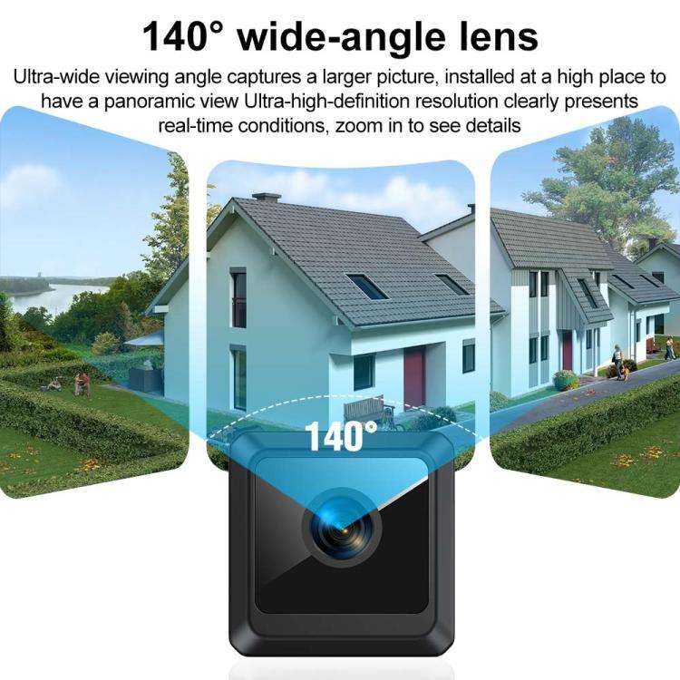 W02 HD Magnetic WiFi Smart Mini Camera Supports Motion Detection Infrared Night(Black)
