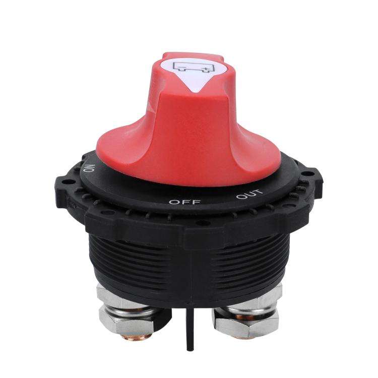 12-24V 300A Heavy-Duty DC Battery Disconnect Switch, Type:New with OUT Handle Removable