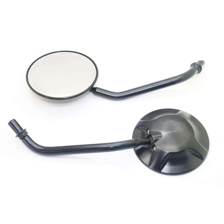 For Yamaha YZF 600 / YZF R6 2pcs/Set Motorcycle Modified Round Reflector Rearview Mirror(Black)