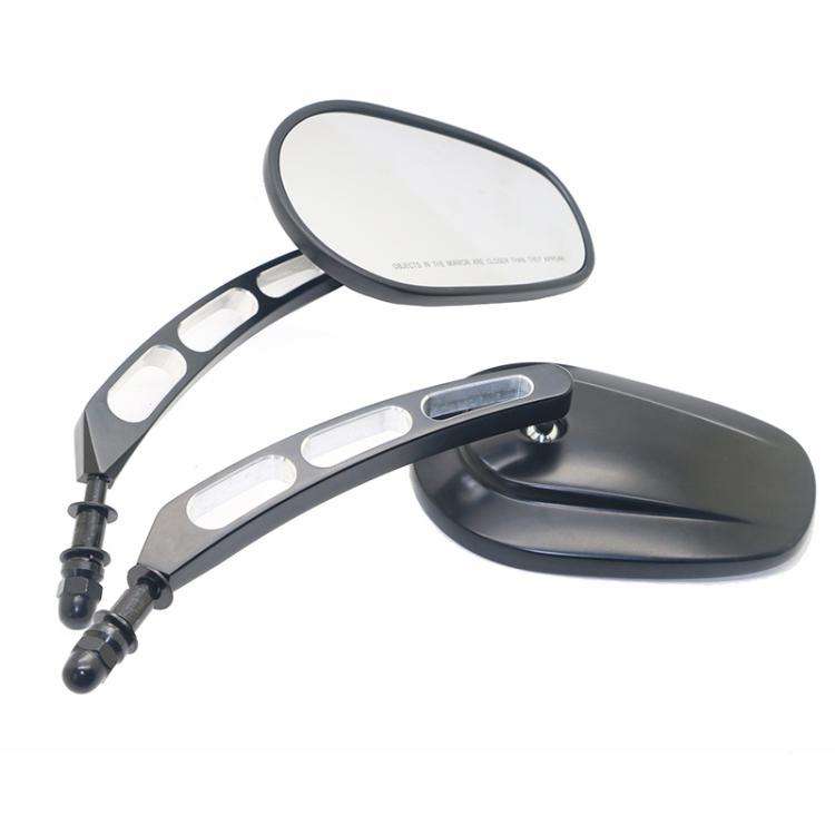For Harley Davidson 2pcs/Set Motorcycle Modified Classic Retro Rearview Mirror Reversing Mirror(B...