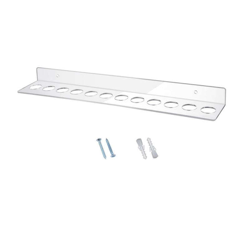 YX162 Acrylic Scissors Wall Mount Bracket(Transparent)
