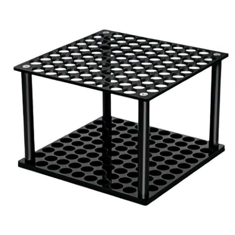 YX163 96-Hole Acrylic Paint Brush Pencils Stand(Black)