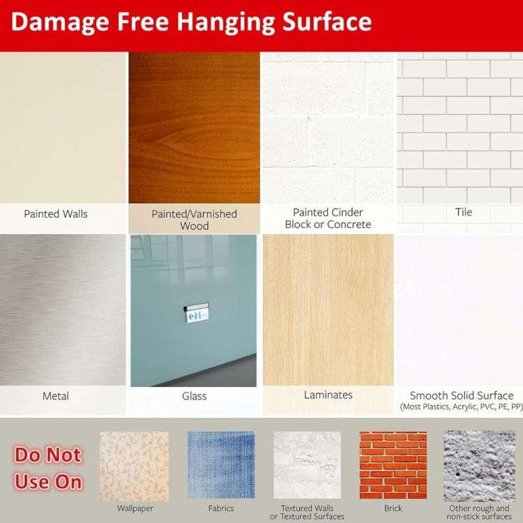 YX166 Acrylic Straw Wall Mount Bracket, with Double Sided Adhesion Stickers(Transparent)