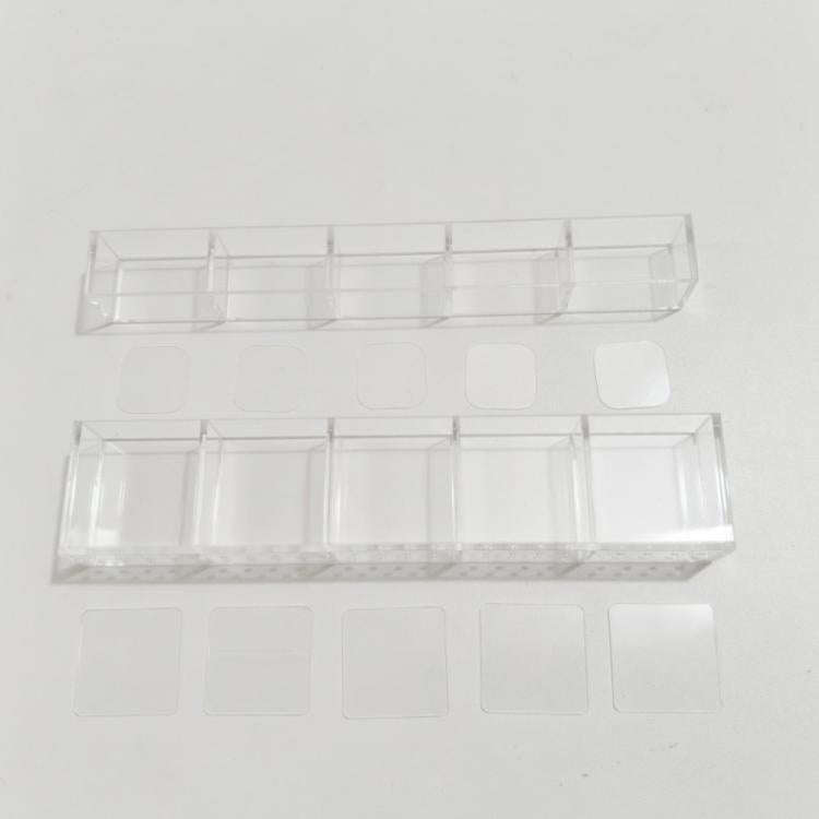 YX166 Acrylic Straw Wall Mount Bracket, with Double Sided Adhesion Stickers(Transparent)