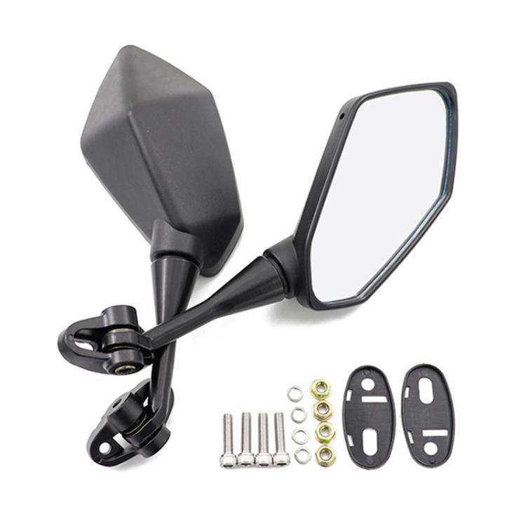 For Yamaha YZF 600 / YZF R6 2pcs/Set Motorcycle Modified Rearview Mirror Reflective Mirror(Black)