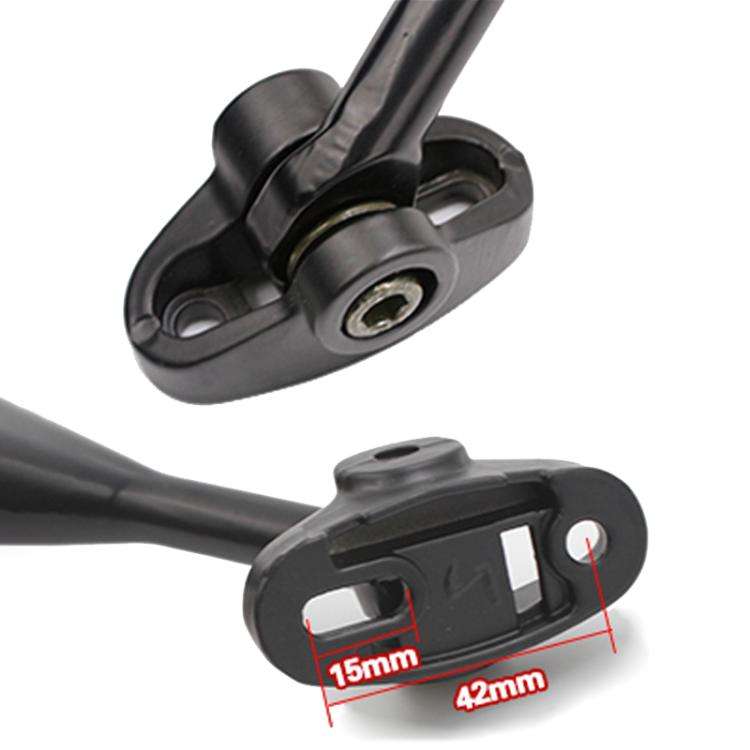 For Yamaha YZF 600 / YZF R6 2pcs/Set Motorcycle Modified Rearview Mirror Reflective Mirror(Black)