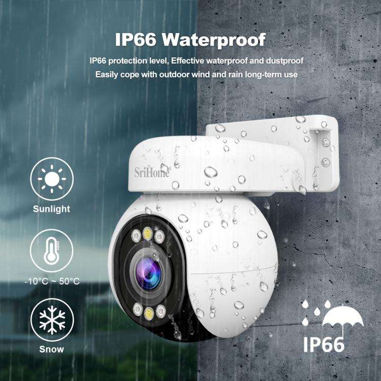 SriHome NVS005-PoE051 4MP 4CH HD PoE NVR Security Camera System Kit(UK Plug)