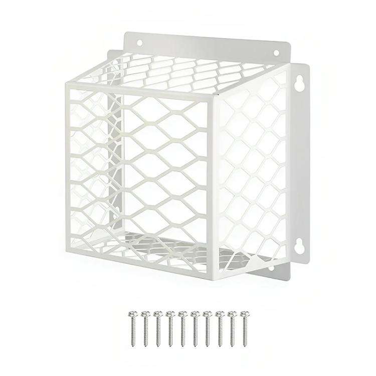 Vent Proof Bird Guard Exhaust Fan Cover Protective Cover(White)