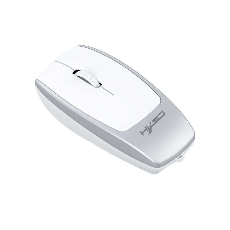 HXSJ M109 Mini Wireless Mouse, 3D Right, TF Card Reader, 4D Mute Buttons(Space Silver)