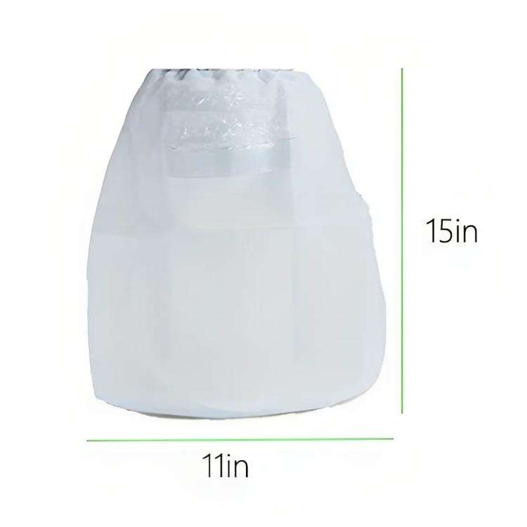 3pcs/Pack Dryer Vent Lint Trap Dryer Vent Duct Lint Bag(White)