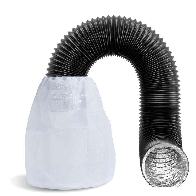 3pcs/Pack Dryer Vent Lint Trap Dryer Vent Duct Lint Bag(White)