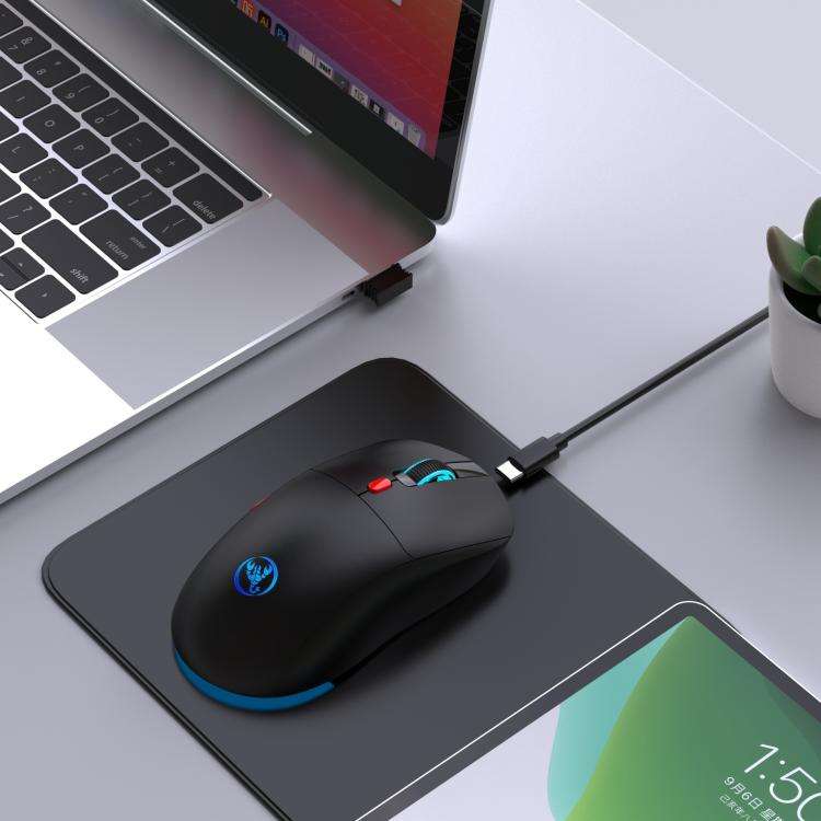 HXSJ T20 2.4GHz Rechargeable Wireless Mouse(Black)