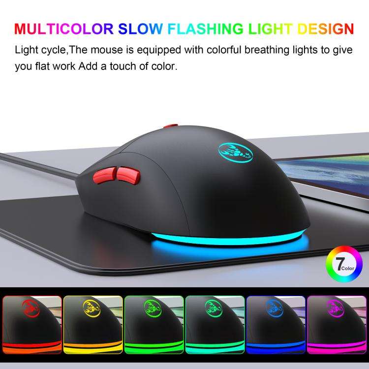HXSJ T20 2.4GHz Rechargeable Wireless Mouse(Black)