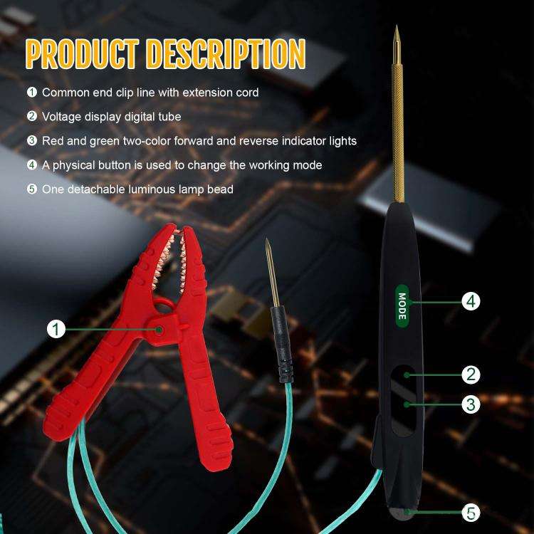 Vgate VT100 Car Multifunctional Electrical Circuit Tester Voltage Probe Pen