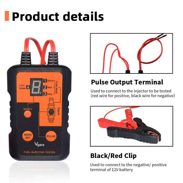 Vgate VT200 12V Car Injector Tester