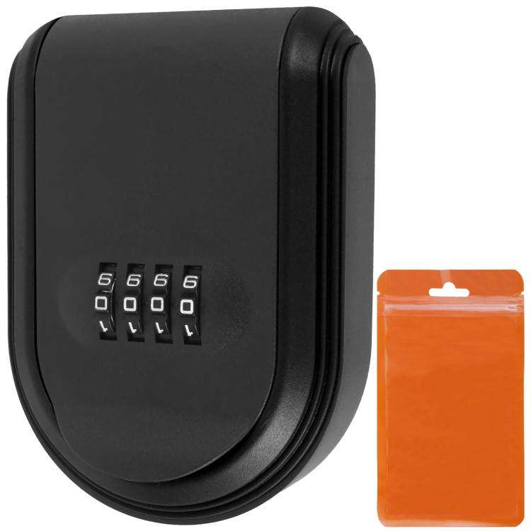 Car Magnetic Password Box Key Tool Storage Case(Black)