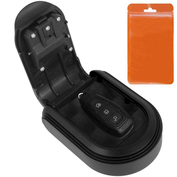Car Magnetic Password Box Key Tool Storage Case(Black)