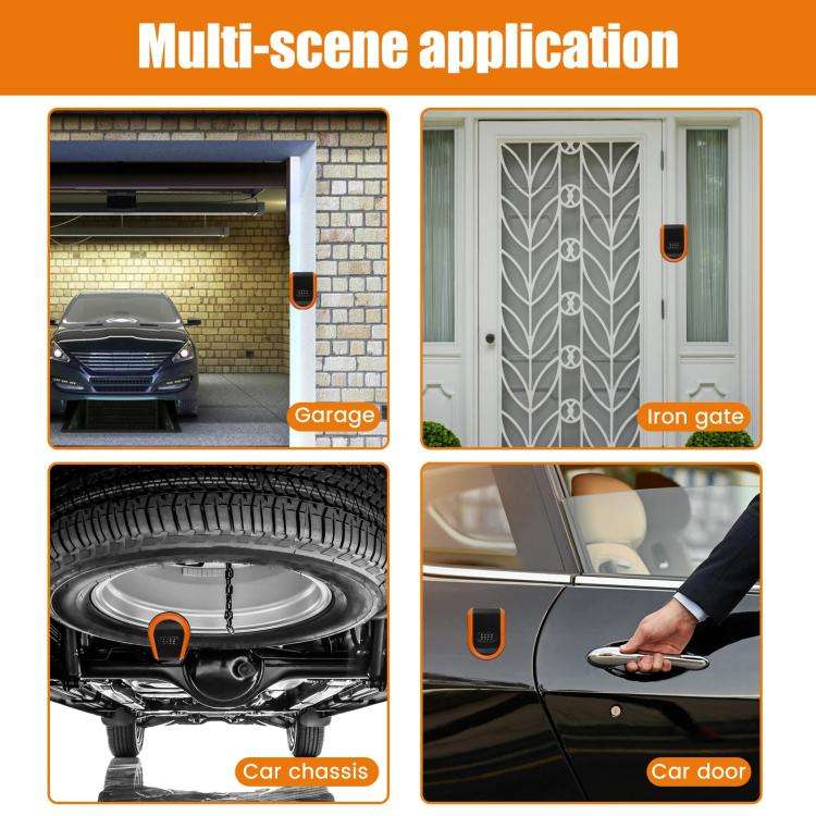 Car Magnetic Password Box Key Tool Storage Case(Black)