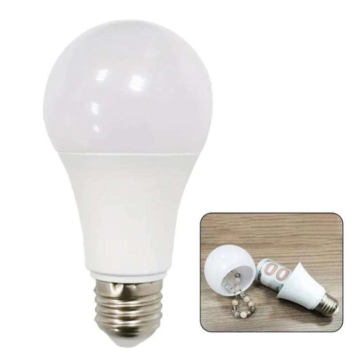 Creative Light Bulb Piggy Bank Cash Medicine Storage Box(White)