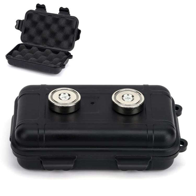 Outdoor Car Magnetic Car Key Storage Box Storage Tool Case(Black)