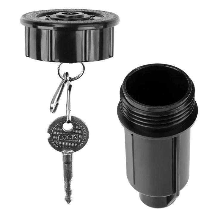 Garden Water Nozzle Key Storage Box Sprinkler Key Hider(Black)