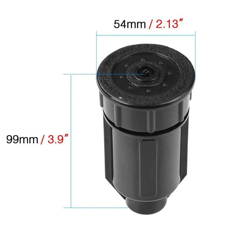 Garden Water Nozzle Key Storage Box Sprinkler Key Hider(Black)