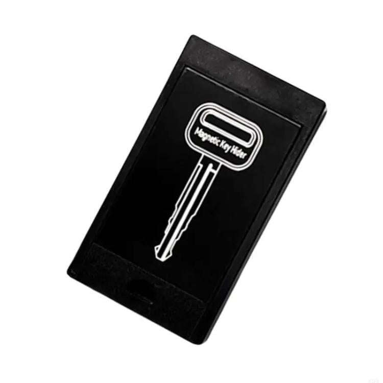 Magnetic Key Anti-lost Storage Organizer Portable Hidden Storage Tool Box(Black)