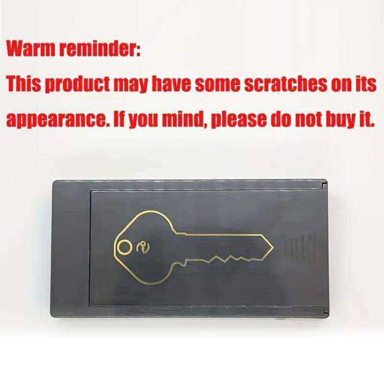 Magnetic Anti-lost Key Storage Box Portable Car Key Hidden Tool Organizer(Black)