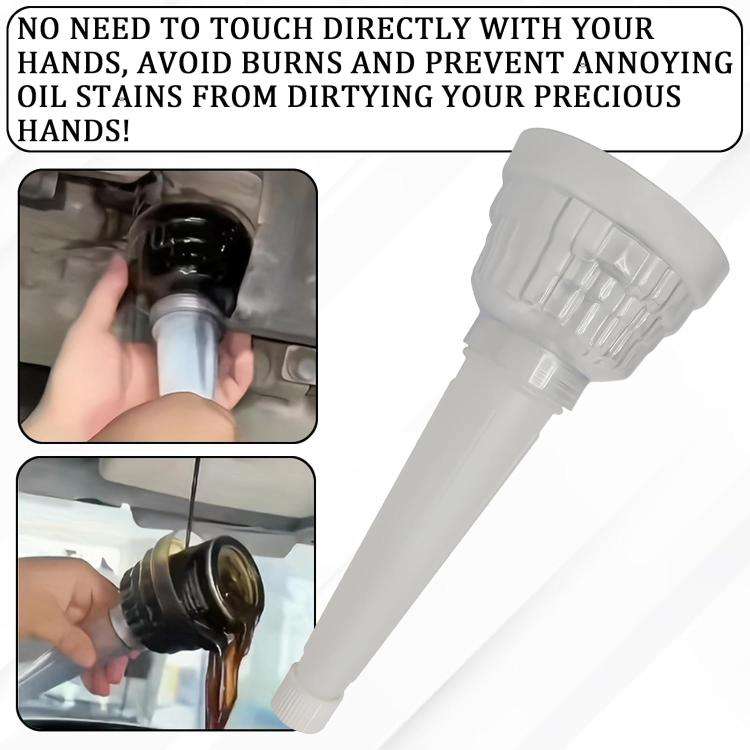 Car Oil Filter Removal Tool Universal Anti-scald Funnel, Size:235 x 90mm
