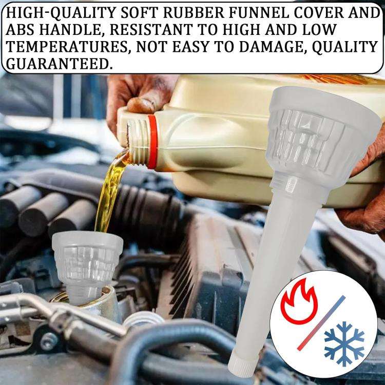 Car Oil Filter Removal Tool Universal Anti-scald Funnel, Size:235 x 90mm