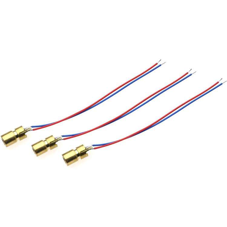 5V 10pcs/Pack Adjustable Diode Laser Head Red Dot Laser Module