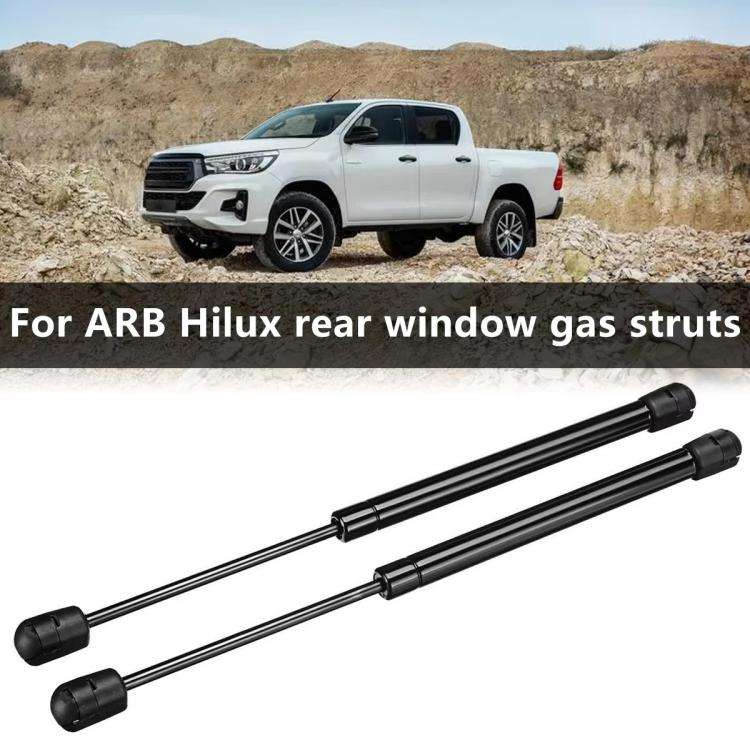 For Toyota Hilux Iii Vii  2pcs/Pack 325mm ARB Canopy Rear Window Glass Support Struts 1921VR(Black)