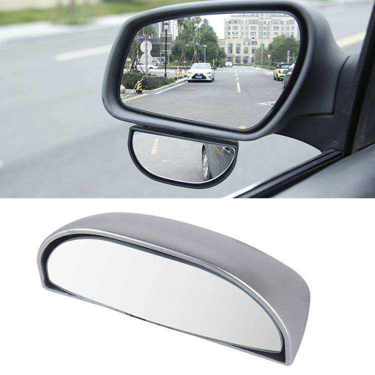 Car 360-degree Rotating Rear-view Blind Spot Wide-angle Auxiliary Mirror(Silver)