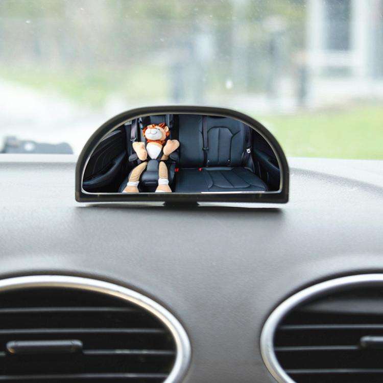 Car 360-degree Rotating Rear-view Blind Spot Wide-angle Auxiliary Mirror(Black)