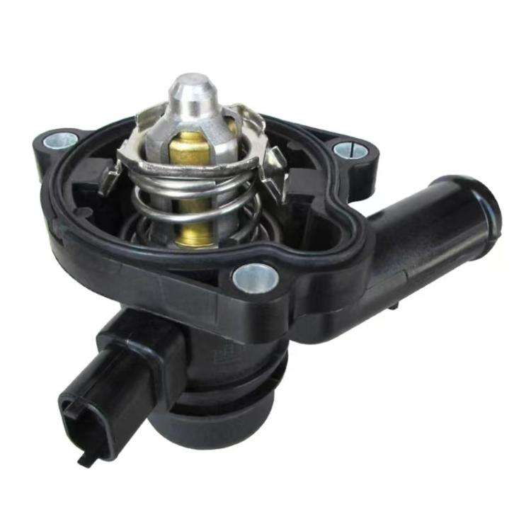 Car Thermostat Housing Water Pump Outlet for Chevrolet Cruze 55593034 55579010(Black)