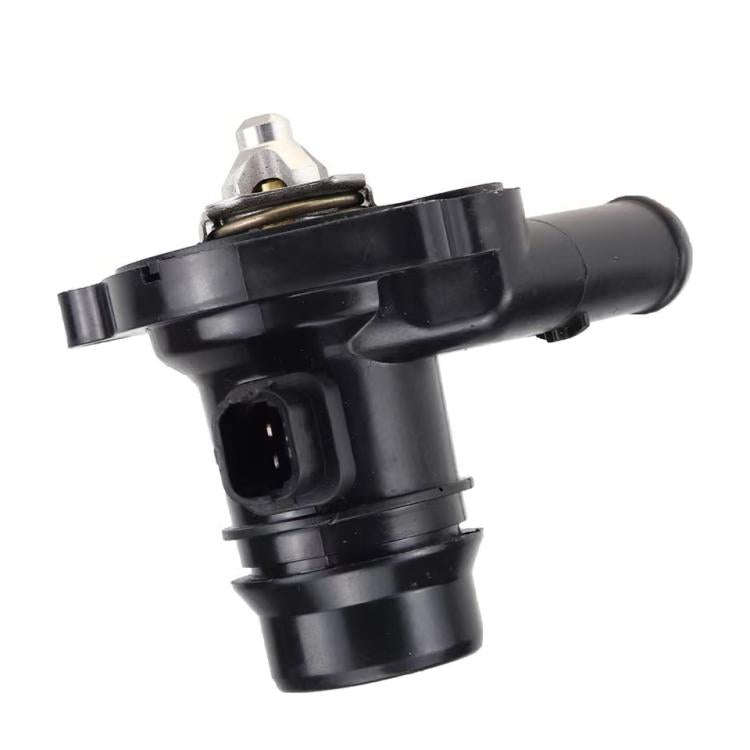 Car Thermostat Housing Water Pump Outlet for Chevrolet Cruze 55593034 55579010(Black)