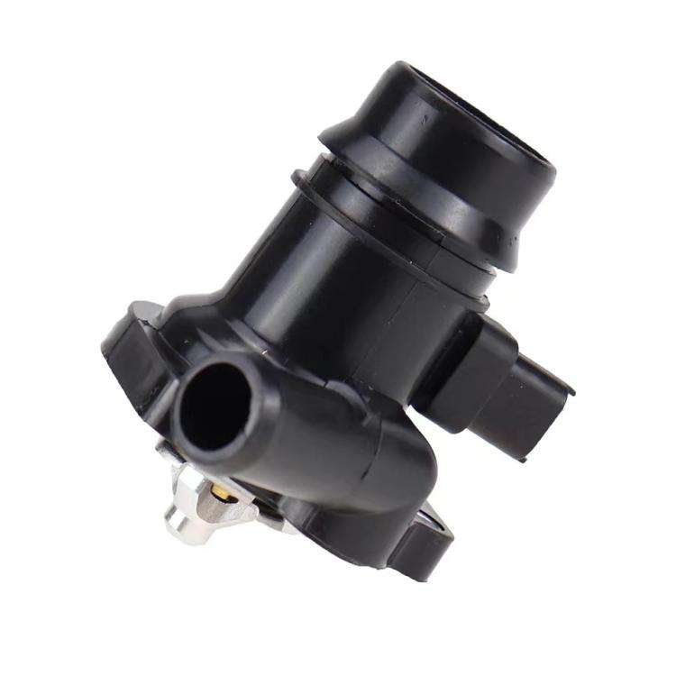 Car Thermostat Housing Water Pump Outlet for Chevrolet Cruze 55593034 55579010(Black)