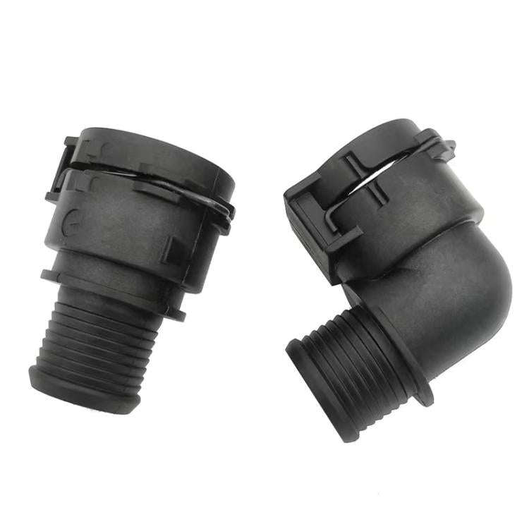 1 Set Car Heater Inlet Water Hose Connector Plug for Buick Encore 95089363 95089364(Straight + El...