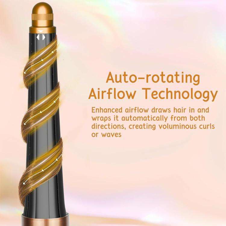 Long Conical Curling Iron Accessories For Dyson Airwrap HS01/ HS05 / HS08(Gold)