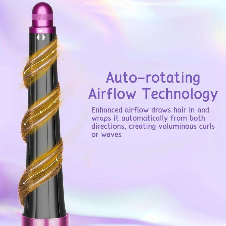 Long Conical Curling Iron Accessories For Dyson Airwrap HS01/ HS05 / HS08(Rose Red)