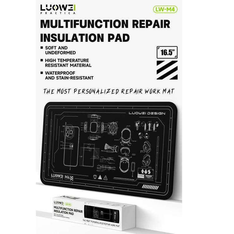Luowei LW-M4 15.6-inch High-Temperature Resistant Insulation Silicone Repair Pad