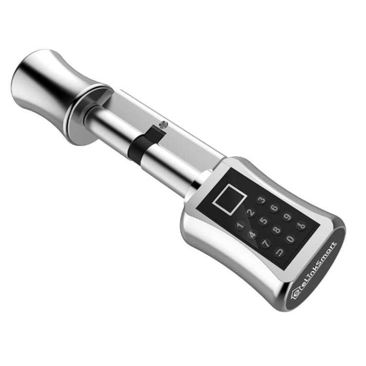 30+30mm Office Home Fingerprint Password Smart Lock Cylinder